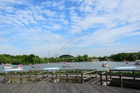 闵行体育公园天空背景