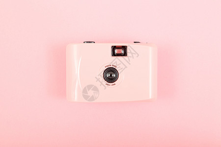 相机png粉色相机背景