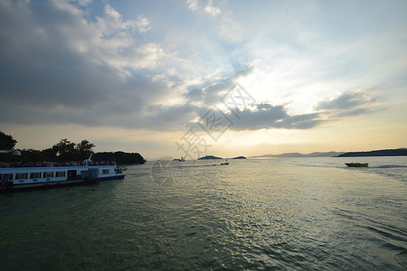 飞翔鹿鼋头渚风景-太湖背景