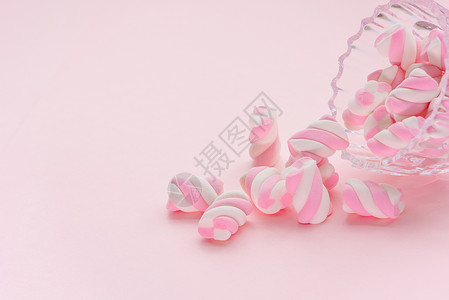 粉色糖果分割线棉花糖背景
