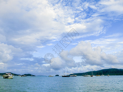 泰国夏日风景背景图片