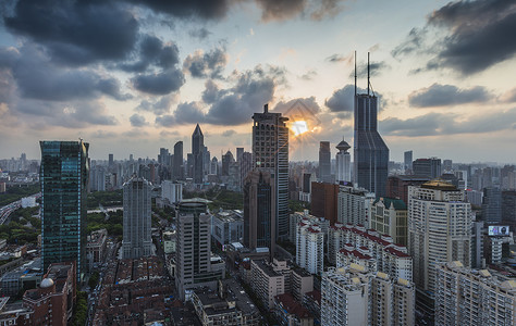 上海风光 暮光城市图片