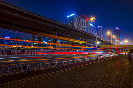 夜景的北京城市图片