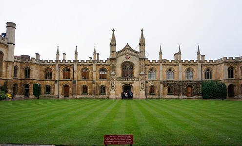 建筑草地英国剑桥大学背景