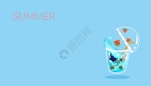 冻酸奶素材夏季设计图片