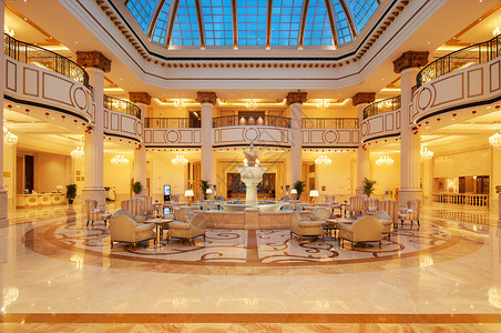 高级酒店大堂欧式高清图片素材