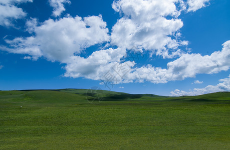 质量画报素材蓝天草原白云素材背景