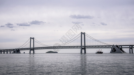 大连跨海大桥背景图片