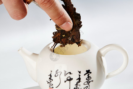 白茶手瓷素材高清图片