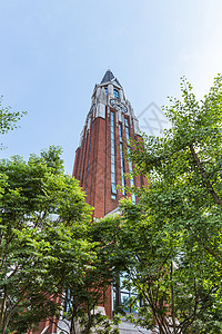 上海华东政法大学图书馆钟楼图片