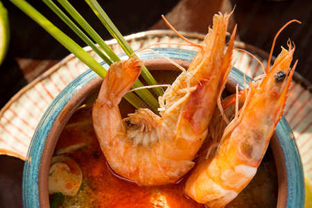 冬阴功火锅最喜欢的泰国菜高清图片
