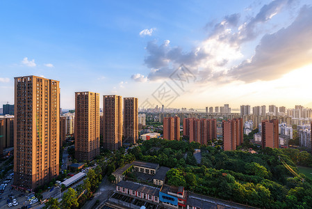 武汉高楼城市风光图片素材