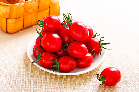 小西红柿背景图片