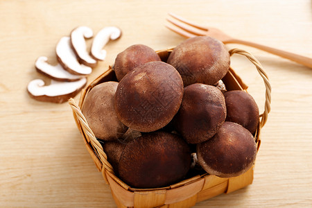香菇可食用蘑菇高清图片