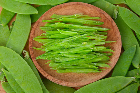 荷兰豆绿色蔬菜甜扁豆高清图片