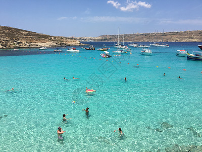 马耳他旅游夏天海边度假背景