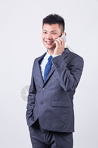 商务男士白领电话图片素材