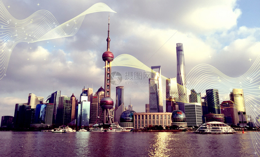 上海建筑背景图片
