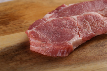 雪花肉片食品猪块肉高清图片