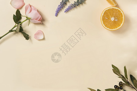 韩版鲜花素材素材组合静物背景
