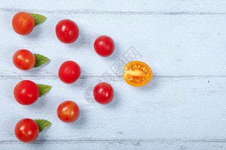 创意番茄图片背景图片