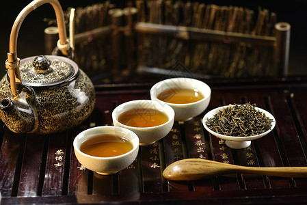 红茶茶叶汤色高清图片