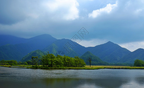 神农架大九湖背景图片