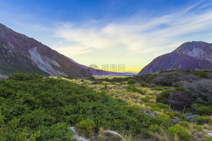 新西兰库克山峡谷图片