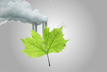 工厂排放失去绿色环境的原因设计图片