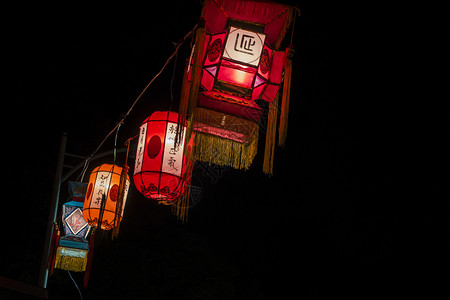 中秋花灯中国风的传统艺术的灯笼背景