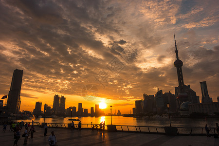 上海外滩城市夜景图片