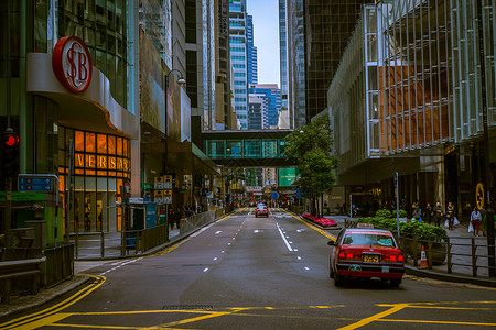 香港中环香港街景高清图片素材