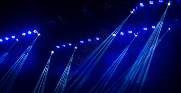 节日舞台的灯光效果背景图片