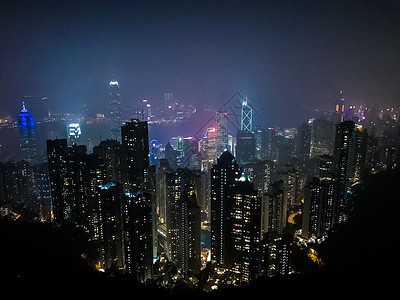 香港夜景背景图片