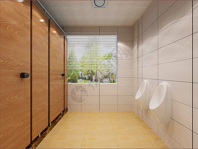 室内厕所公共卫生间效果图背景