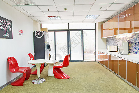 现代商务办公空间环境休闲区背景图片