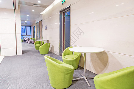 绿色室内环境现代商务办公空间环境背景