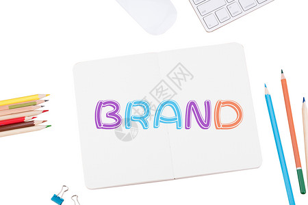 线圈本卡纸上的BRAND图下载设计图片