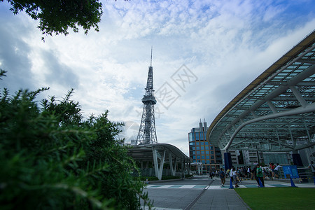 名古屋电视塔日本名古屋建筑背景