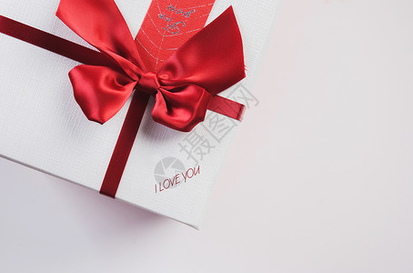 白色礼盒 爱情背景图片