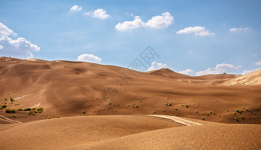 黄色光线沙漠风光背景