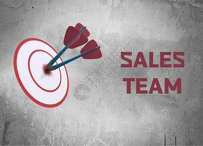 销售目标销售团队成功理念设计图片