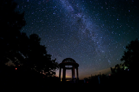 璀璨流星雨银河星空星轨背景