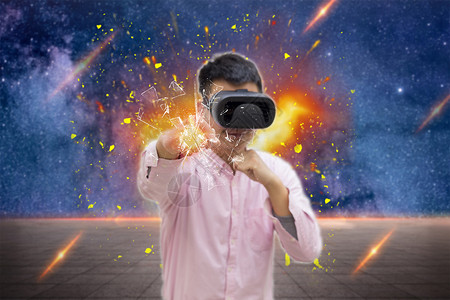 风景镜头素材VR的虚拟世界设计图片