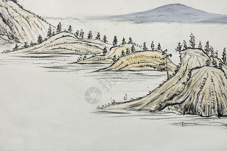 中国传统水墨国画艺术图片