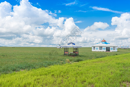 捂汗内蒙古草原背景