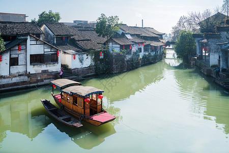 古镇风光背景图片