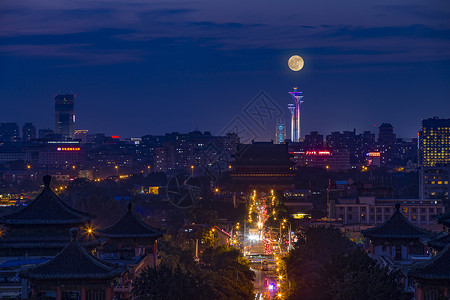 中秋北京背景