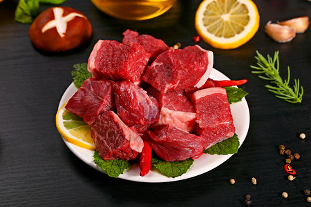 切制肉牛肉背景