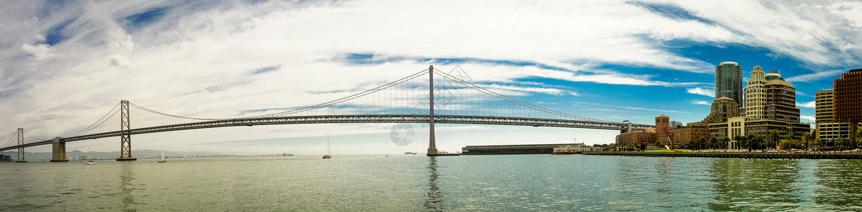美国大桥旧金山的桥背景
